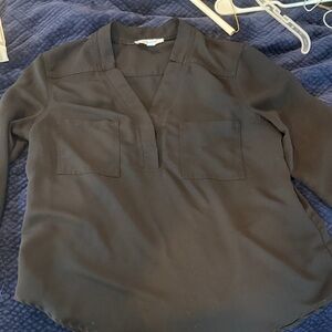 Nine West Black Blouse